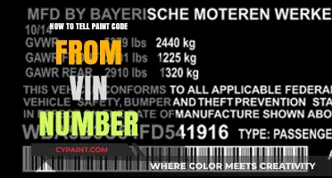 Decoding Your Car's Paint Code Using the VIN Number