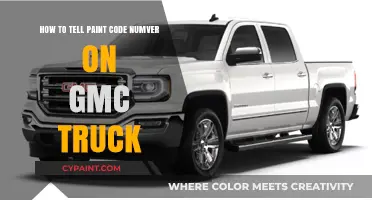 Finding Your GMC Truck's Paint Code: A Step-by-Step Guide