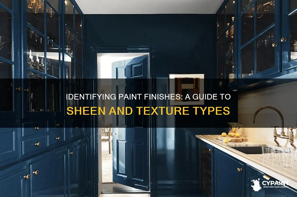 how to tell what finish your paint is