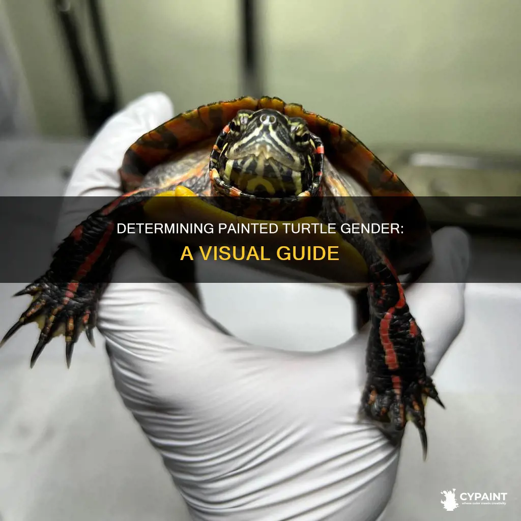 how to tell what gender a painted turtle is