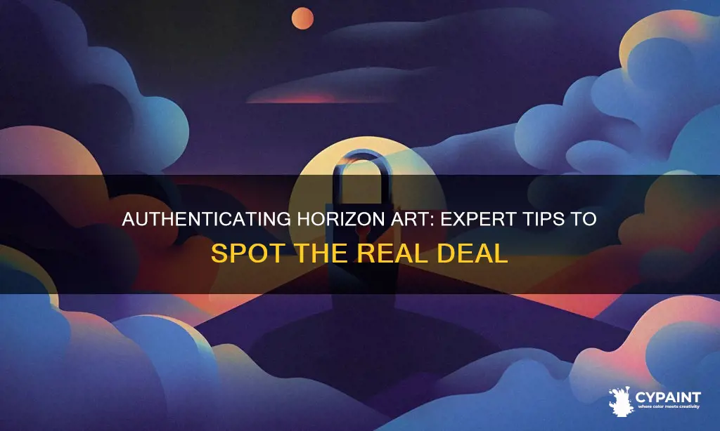 how to tell which painting is real new horizon