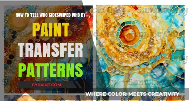 Decoding Paint Transfer Patterns: Identifying Sideswipe Culprits in Accidents
