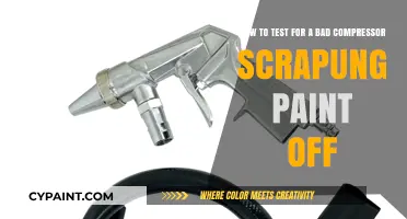 Testing for a Bad Compressor: Scraping Paint Off Effectively
