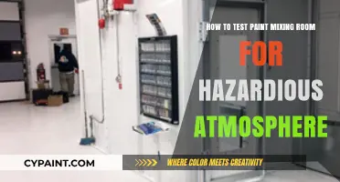 Testing Paint Mixing Rooms for Hazardous Atmospheres
