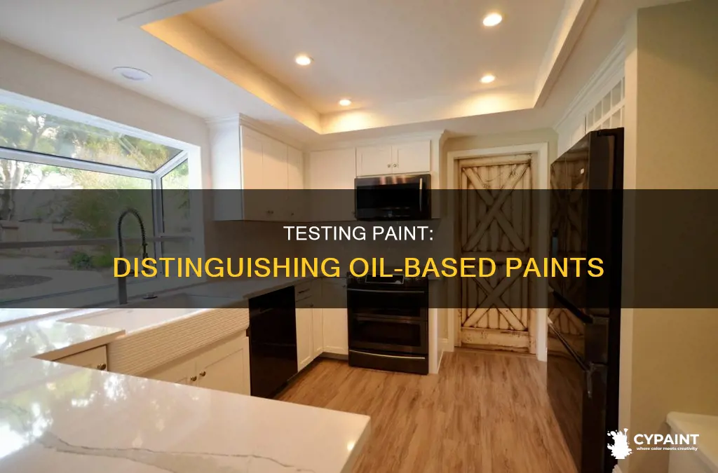 how to test paint to see if it oilbased