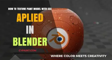 Mastering Blender: Texturing SSS-Applied Models with Paint Techniques