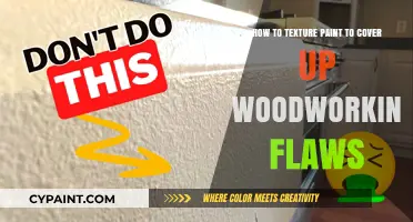 Hide Woodworking Flaws With Textured Paint Like a Pro