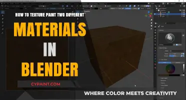 Blender Texturing: Painting Two Materials, One Brush