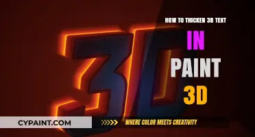 Mastering 3D Text: Easy Techniques to Thicken Text in Paint 3D