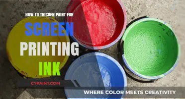 Thicken Paint for Screen Printing: Easy DIY Ink Consistency Tips