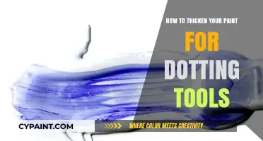 Mastering Dot Art: Simple Techniques to Thicken Paint for Dotting Tools