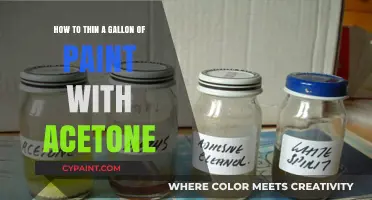 Thinning Paint with Acetone: A Comprehensive Guide