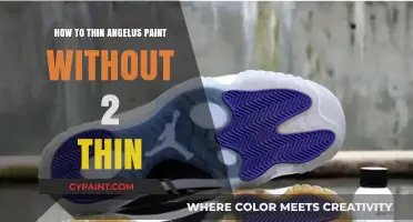 Thinning Angelus Paint: Alternative Methods Without Using 2-Thin