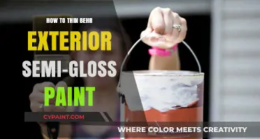 Mastering Behr Exterior Semi-Gloss Paint Thinning for Smooth Application