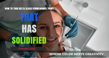 Reviving Solidified Delta Glass Enamel Paint: Effective Thinning Techniques
