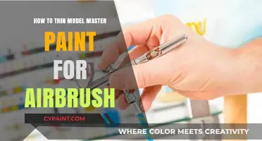 Mastering Airbrush Techniques: Thinning Model Master Paint for Perfect Results