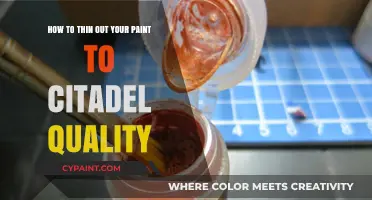 The Art of Paint Thinning: Achieving Citadel Quality Finishes