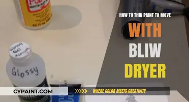 Blow-Drying Paint: Thinning for the Perfect Finish