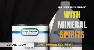 Thinning Rustoleum Paint with Mineral Spirits: A Step-by-Step Guide