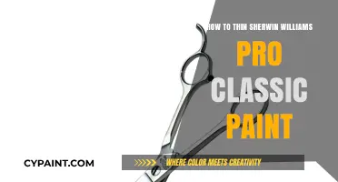 Mastering Paint Consistency: Thinning Sherwin Williams Pro Classic Like a Pro