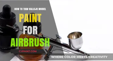Mastering Airbrush Techniques: Thinning Vallejo Model Paint for Smooth Results
