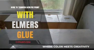 Thicken Acrylic Paint Easily with Elmer's Glue: A Creative Guide