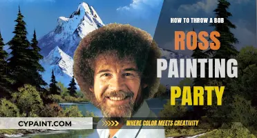 Happy Little Accidents: Hosting a Bob Ross Painting Party