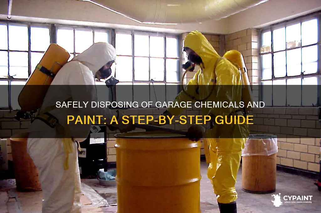 how to throw away garagge chemicals and paint