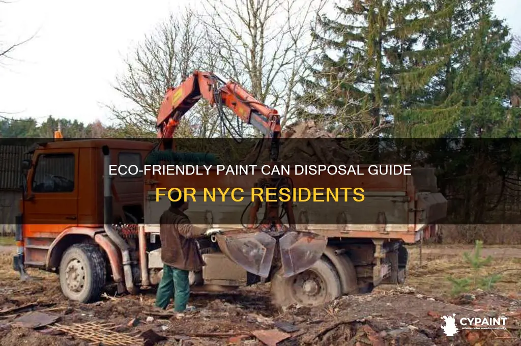 how to throw away paint cans in nyc