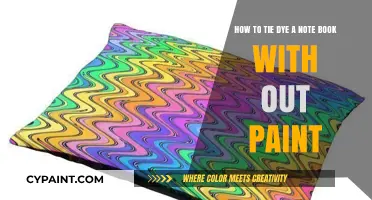 Creative Notebook Tie-Dye: No Paint, Just Vibrant Fabric Magic