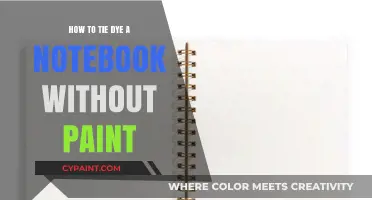Creative Notebook Tie-Dye: Paint-Free Techniques for Vibrant Designs