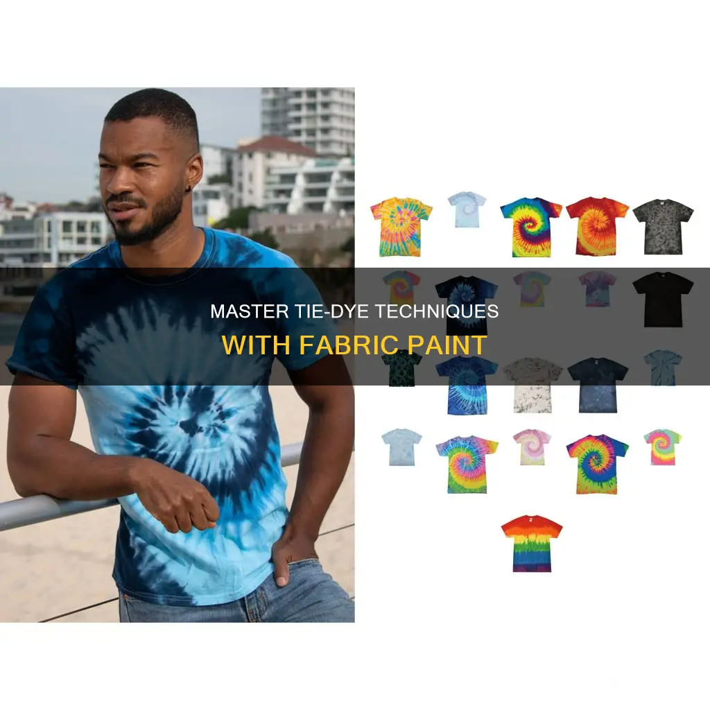 how to tie dye a shirt with fabric paint