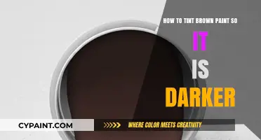 Deepening Brown Paint: Mastering the Dark Tinting Art