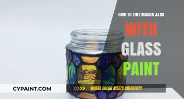 DIY Tinted Mason Jars: Easy Glass Paint Crafting Guide