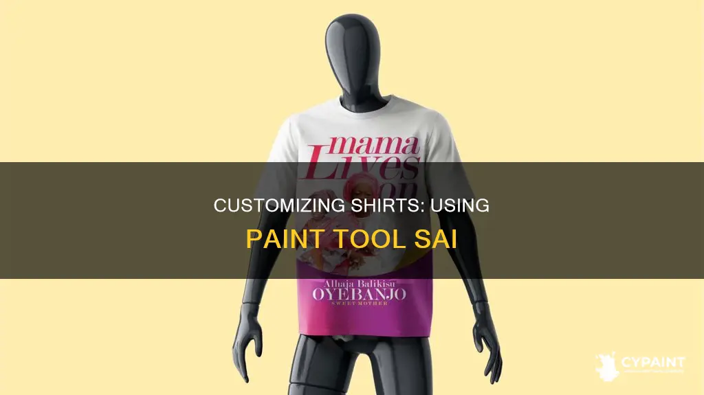 how to to print on shirt paint tool sai