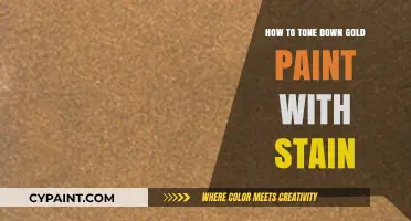 Softening Gold Paint: Easy Techniques Using Stain for Subtle Elegance