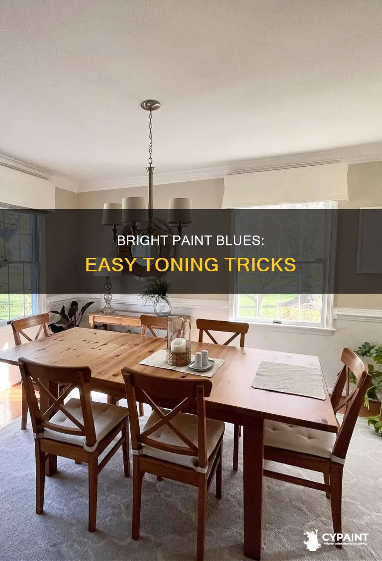 how to tone down paint that is too bright