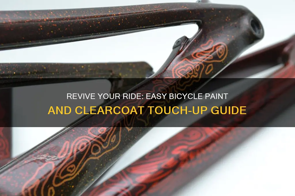 how to touch up bicycle paint and clearcoat