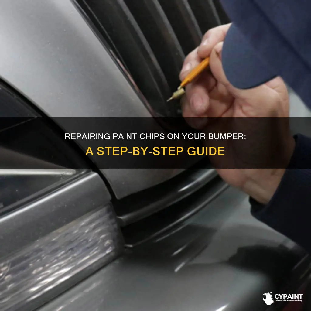 how to touch up large paint chips on bumper