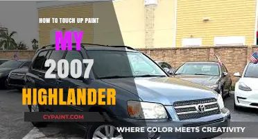 DIY Paint Touch-Up Guide for Your 2007 Highlander