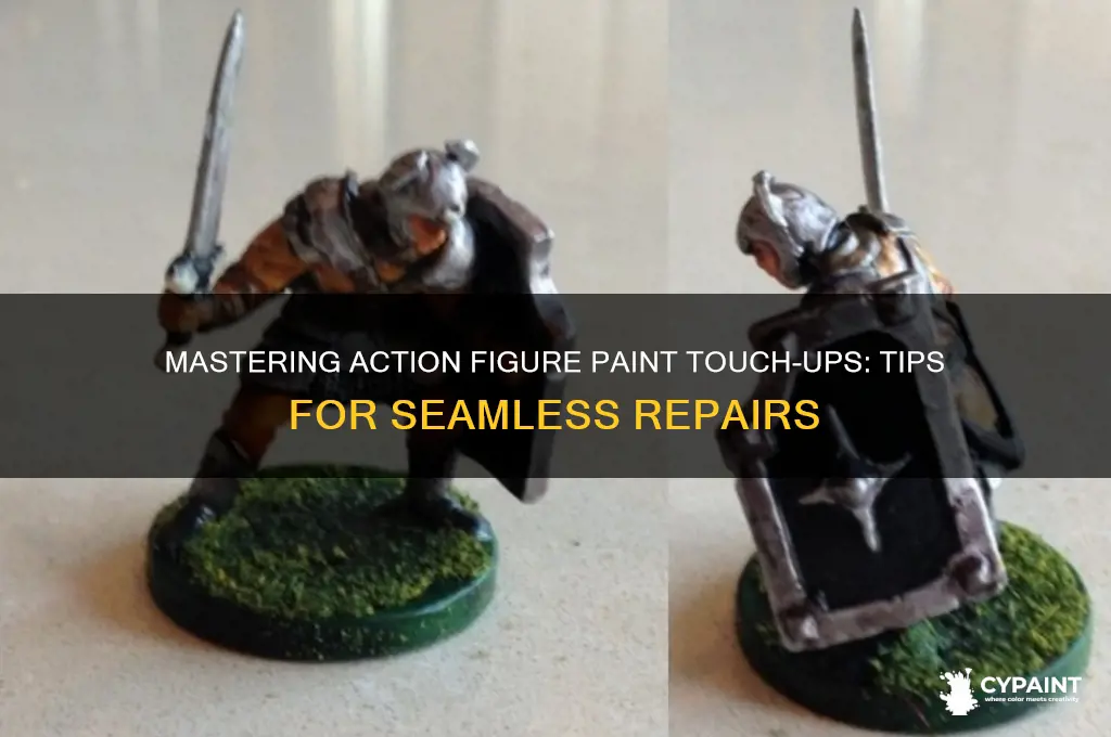 how to touch up paint on action figures