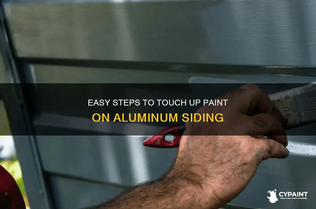 how to touch up paint on aluminum siding
