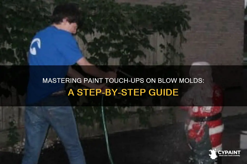 how to touch up paint on blow molds