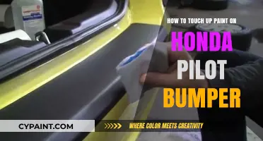 Touch Up Your Honda Pilot Bumper Like a Pro