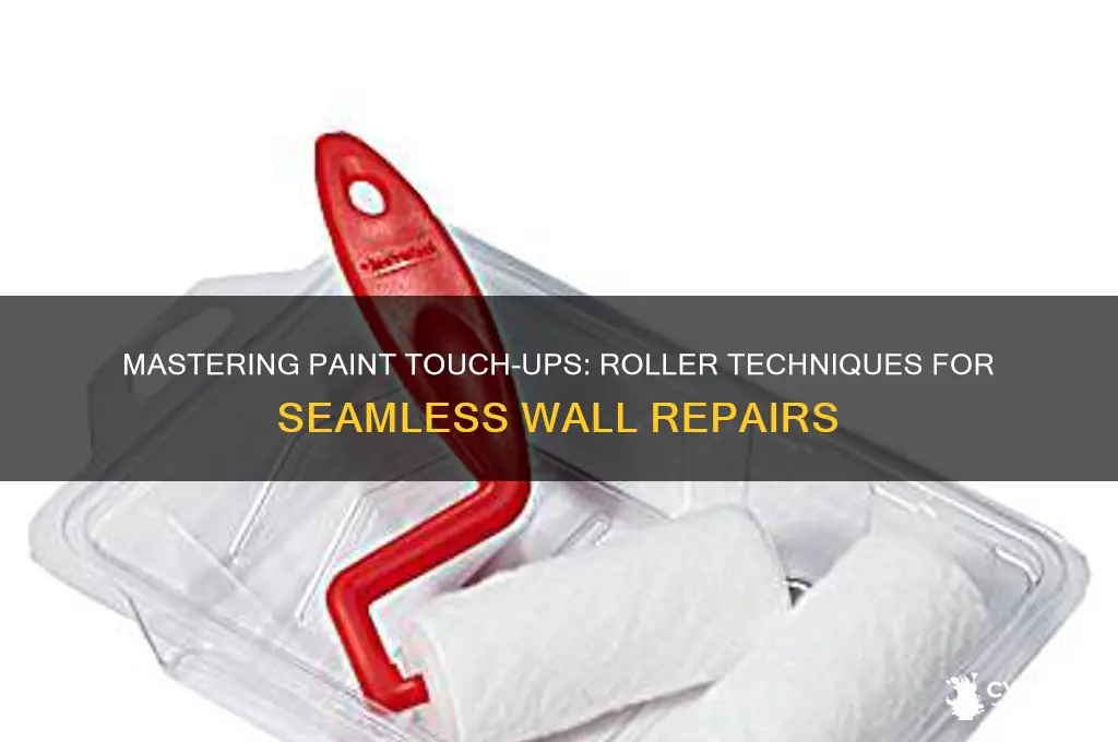 how to touch up paint with a roller