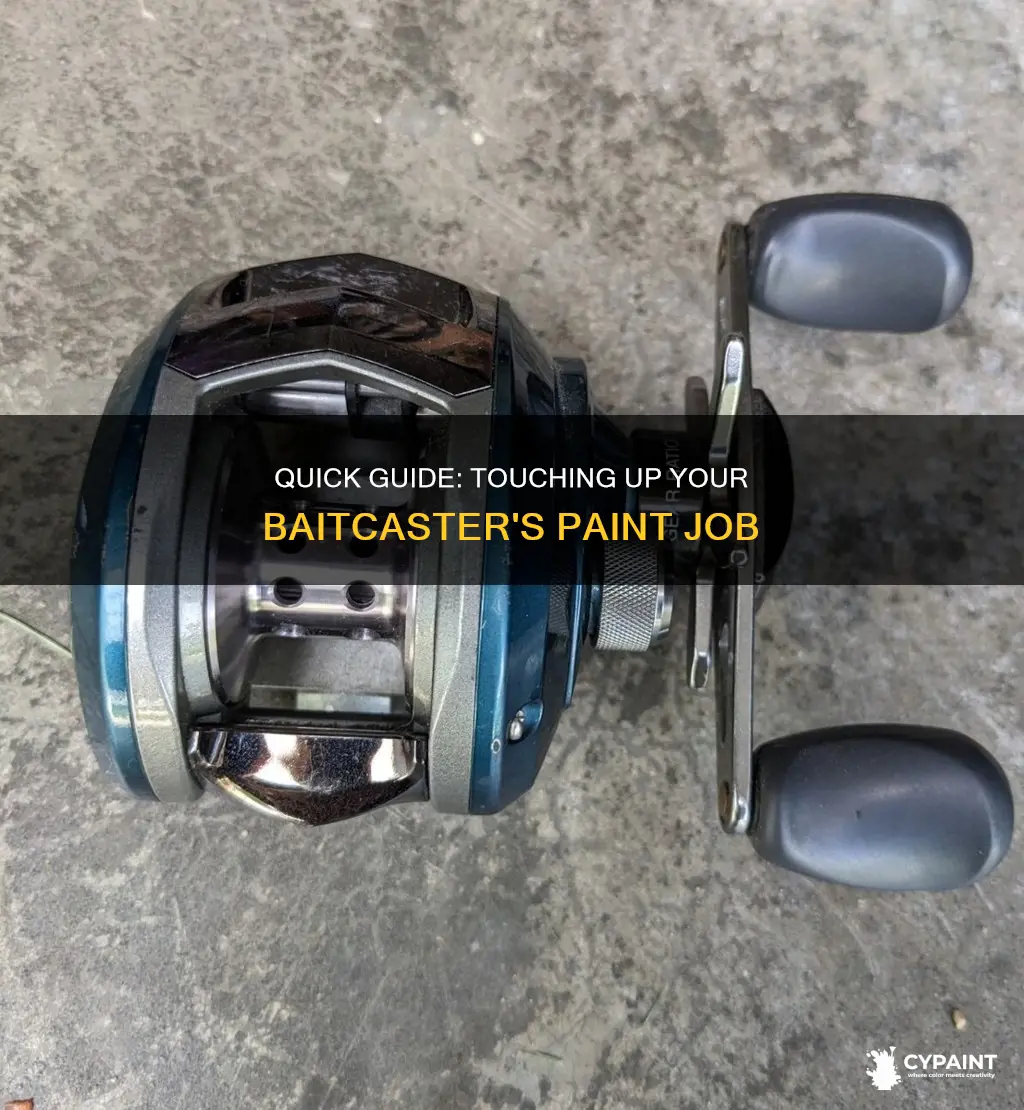 how to touch up the paint on my baitcaster