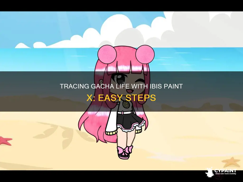 how to trace on ibis paint x gacha life