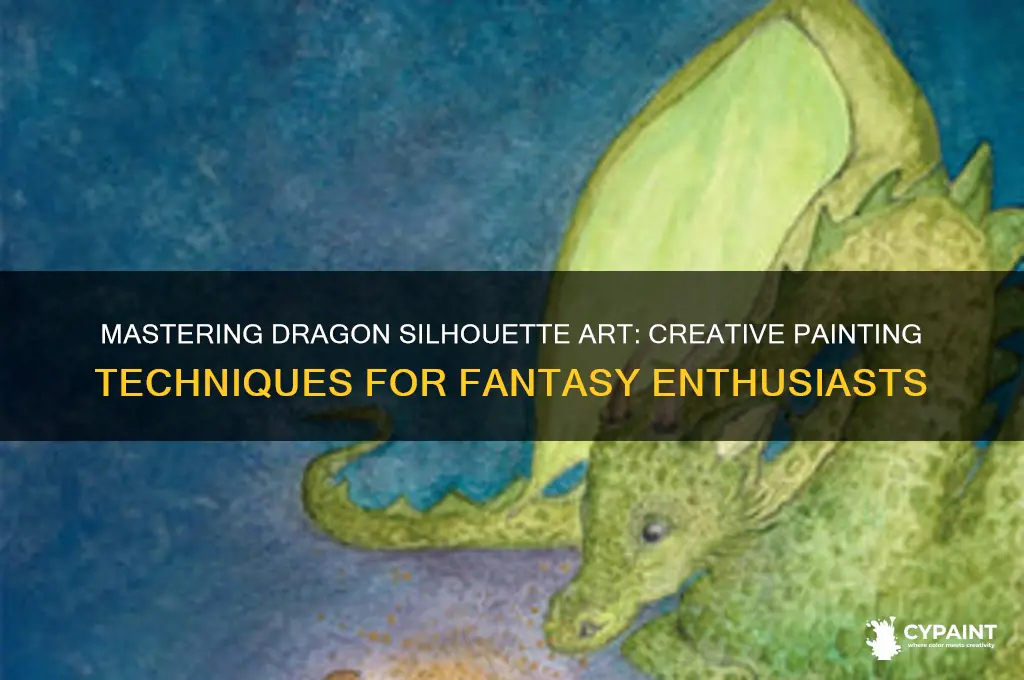 how to train your dragon silhouettes to paint