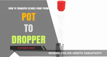 Transferring Citadel Paints: From Pot to Dropper