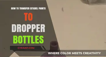 Efficient Citadel Paint Transfer: Guide to Using Dropper Bottles